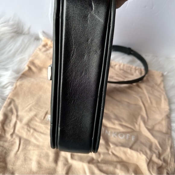 NWT brand new Rebecca Minkoff Love Too Crossbody Black Chain Strap Purse Bag - Picture 4 of 9